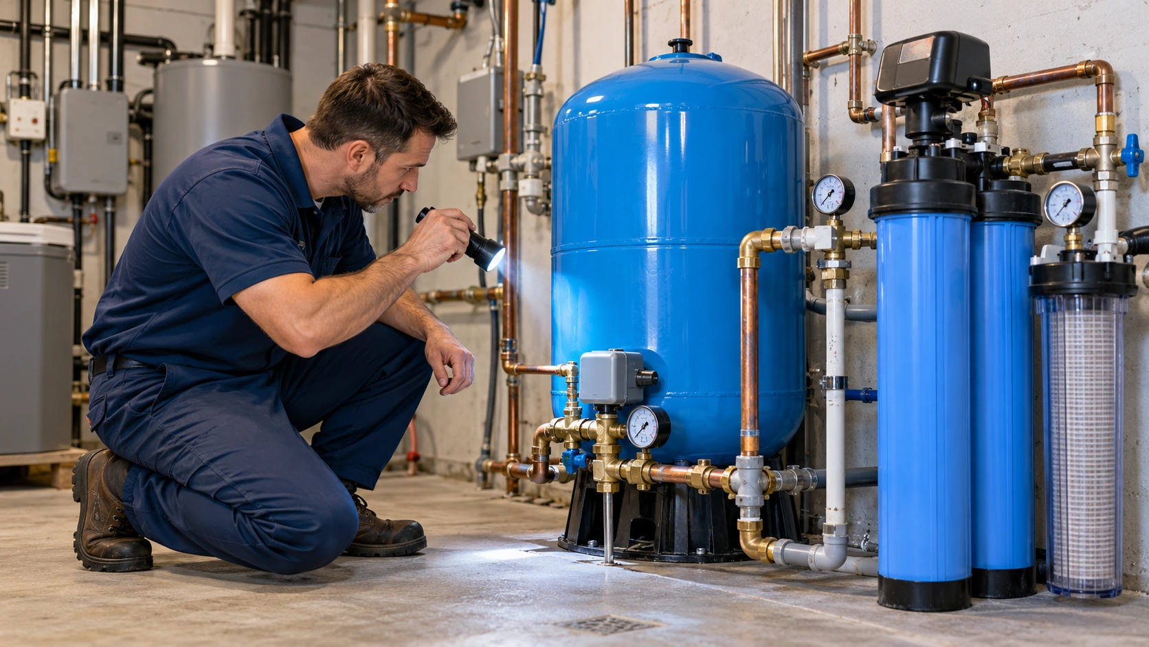 Well water system inspection.